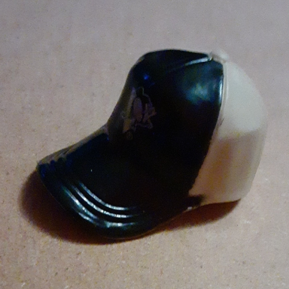 Pittsburgh Penguins Black and White Mini Cap with Logo